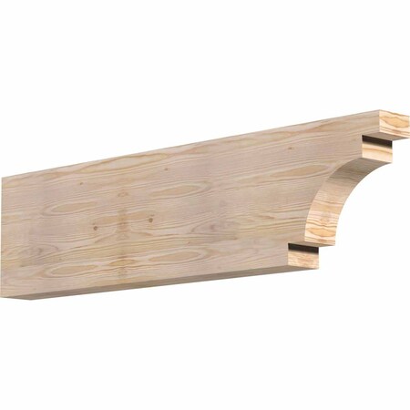 Ekena Millwork Mediterranean Rough Sawn Rafter Tail, Douglas Fir, 4"W x 12"H x 48"L RFT04X12X48MED00RDF